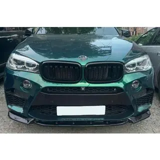 Přední lip spoiler DPT V-2 (pro X5M F85, lesklá černá) fotografie 2