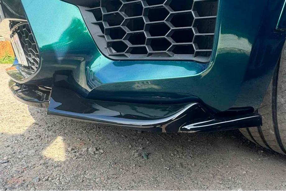 BMW X5 F15 2013–2018 Přední lip spoiler DPT V-2 (pro X5M F85, lesklá černá) Fotografie 15