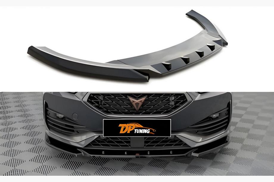 Seat Leon 2020– Přední lip spoiler DPT (pro Cupra, lesklá černá) Image