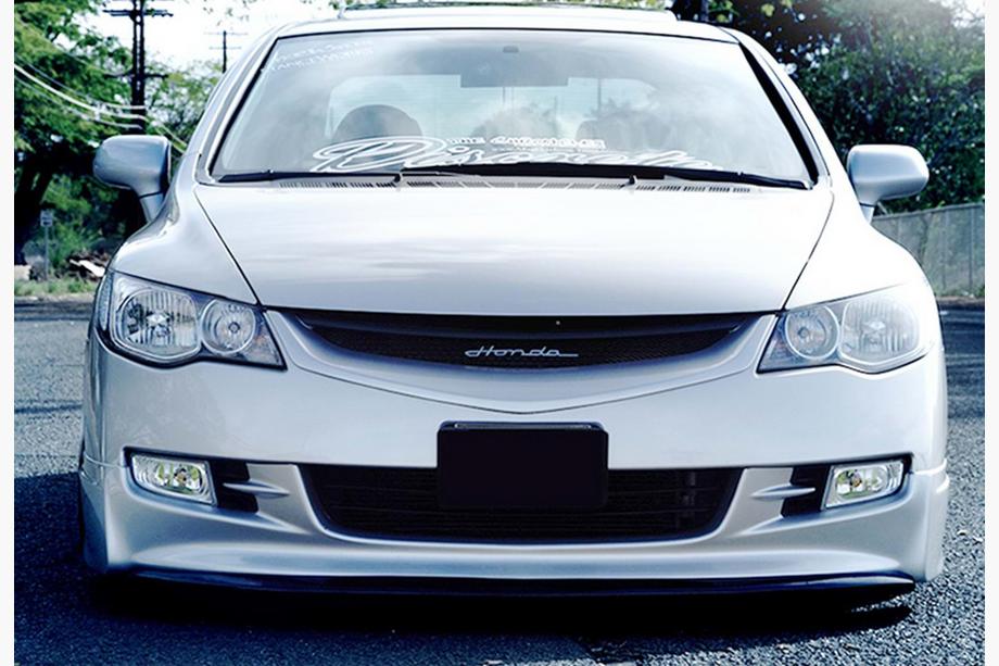 Honda Civic Sedan VIII 2006–2011 Přední lip nástavec DPT (2006-2009, k lakování) Fotografie 1