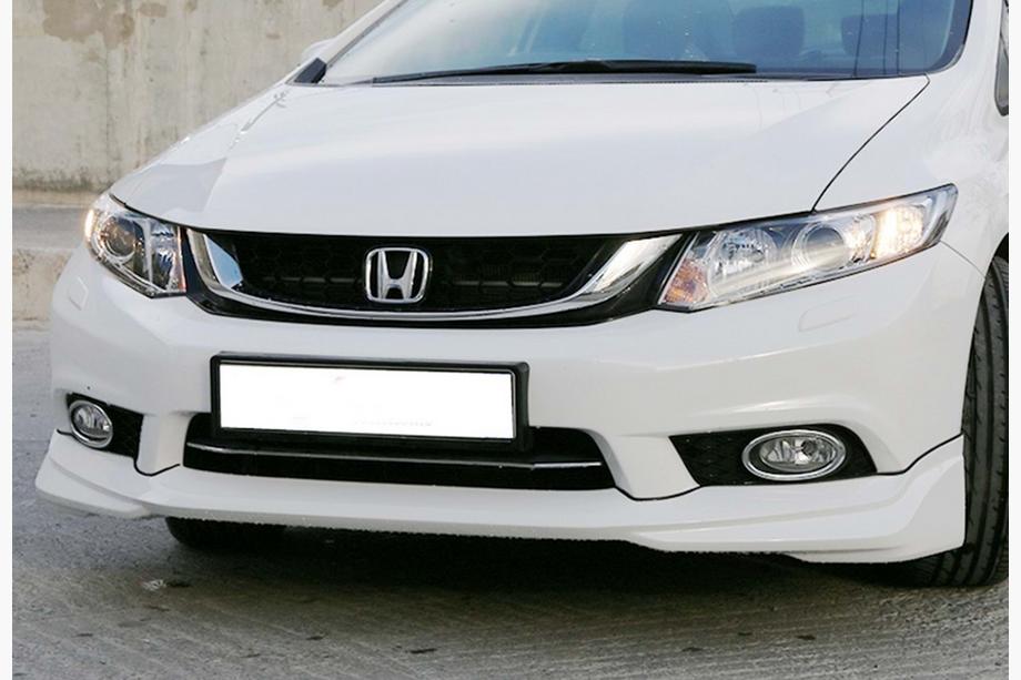 Honda Civic Sedan IX 2011–2016 Přední lip nástavec DPT (k lakování) Fotografie 1
