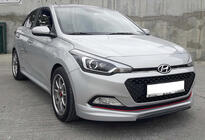 Hyundai I-20 2014–2020 Přední lip spoiler DPT (lesklá černá) fotografie 1