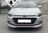 Hyundai I-20 2014–2020 Přední lip spoiler DPT (lesklá černá) fotografie 2