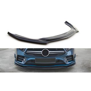 Přední lip spoiler DPT V-2 (lesklá černá) Mercedes A-class W177 2018–