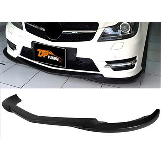 Lip spoiler na přední nárazník DPT V2 (2011-2015, lesklá černá) Mercedes C-class W204 2007–2015 fotografie 1