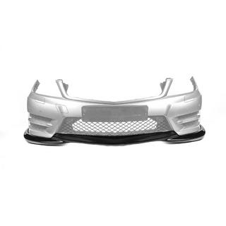 Lip spoiler na přední nárazník DPT V2 (2011-2015, lesklá černá) Mercedes C-class W204 2007–2015 fotografie 2