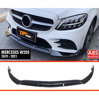 Přední lip nástavec DPT (2019-2021, pouze pro AMG-Line, lesklá černá) Mercedes C-Class W205 2014–2021 fotografie 2