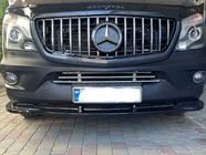 Mercedes Sprinter W906 2006–2018 Přední lip spoiler DPT (lesklá černá) fotografie 9