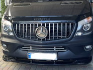 Mercedes Sprinter W906 2006–2018 Přední lip spoiler DPT (lesklá černá) fotografie 10
