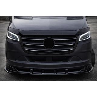 Přední lip spoiler DPT (lesklá černá) Mercedes Sprinter W907/W910 2018– fotografie 1