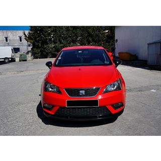 Přední lip spoiler DPT V-1 (lesklá černá) Seat Ibiza 2010–2017 fotografie 3