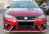 Seat Ibiza 2010–2017 Přední lip spoiler DPT V-2 (lesklá černá) fotografie 3