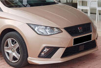 Seat Ibiza 2010–2017 Přední lip nástavec DPT V-3 (černý lesk) fotografie 4