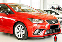 Seat Ibiza 2010–2017 Přední lip spoiler DPT V-4 (lesklá černá) fotografie 1