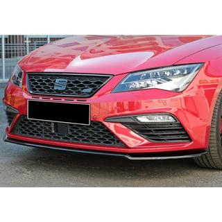 Přední lip spoiler DPT pro Cupra (2017-2020, černý lesk) Seat Leon 2013–2020 fotografie 1