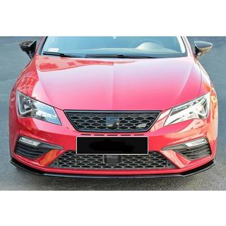Přední lip spoiler DPT pro Cupra (2017-2020, černý lesk) Seat Leon 2013–2020 fotografie 2