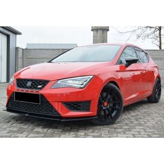 Přední lip spoiler DPT (Cupra, 2013-2016, černý lesk) Seat Leon 2013–2020 fotografie 2