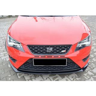 Přední lip spoiler DPT (Cupra, 2013-2016, černý lesk) Seat Leon 2013–2020 fotografie 3