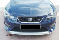 Seat Leon 2013–2020 Přední lip spoiler DPT V-2 (2013-2016, lesklá černá) fotografie 3