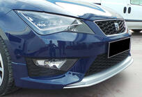 Seat Leon 2013–2020 Přední lip spoiler DPT V-2 (2013-2016, lesklá černá) fotografie 4