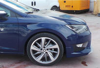 Seat Leon 2013–2020 Přední lip spoiler DPT V-2 (2013-2016, lesklá černá) fotografie 5