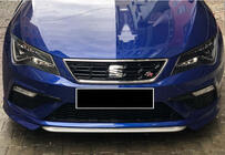 Seat Leon 2013–2020 Přední lip nástavec DPT V-1 (2017-2020, černá lesklá) fotografie 2