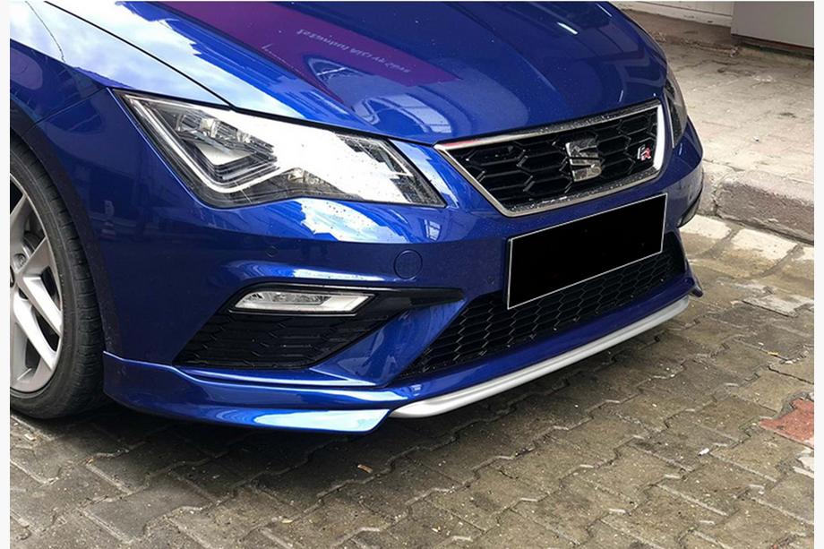 Seat Leon 2013–2020 Přední lip nástavec DPT V-1 (2017-2020, černá lesklá) Image