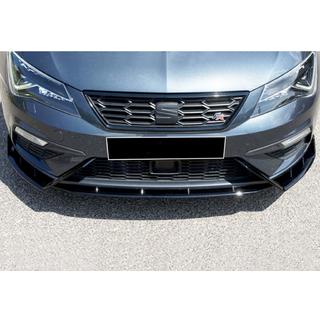 Přední lip spoiler DPT V-3 (2017-2020, lesklá černá) Seat Leon 2013–2020 fotografie 1