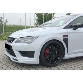 Přední lip spoiler DPT V-5 (2017-2020, černý lesk) Seat Leon 2013–2020 fotografie 2