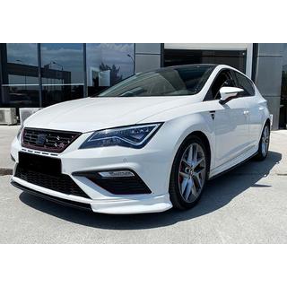 Přední lip spoiler na nárazník DPT V-3 (2013-2016, lesklá černá) Seat Leon 2013–2020 fotografie 3