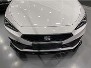 Seat Leon 2020– Přední lip spoiler DPT V-2 (lesklá černá) fotografie 3