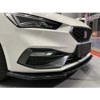 Přední lip spoiler DPT V-2 (lesklá černá) Seat Leon 2020– fotografie 1