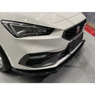 Přední lip spoiler DPT V-2 (lesklá černá) Seat Leon 2020– fotografie 2