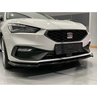 Přední lip spoiler DPT V-2 (lesklá černá) Seat Leon 2020– fotografie 4