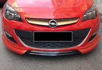 Opel Astra J 2009–2015 Přední lip spoiler DPT V-1 (lesklá černá) fotografie 1