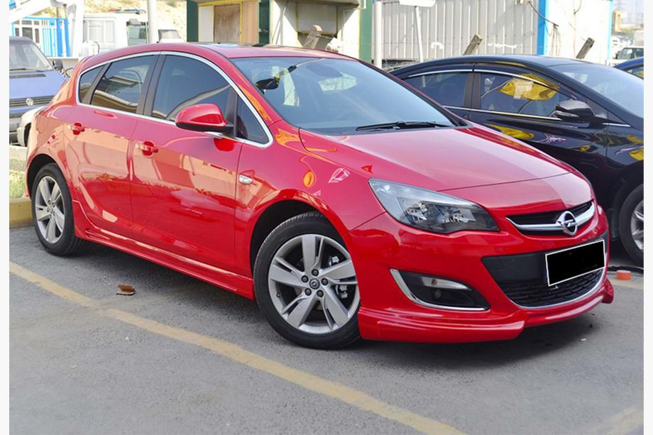 Opel Astra J 2009–2015 Přední lip nástavec DPT V-3 (k lakování) Image