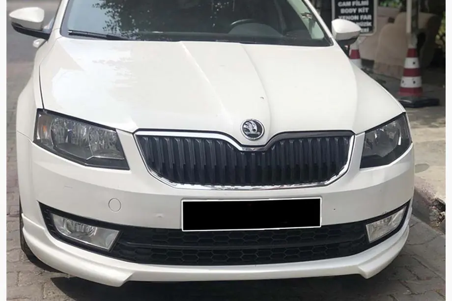 Skoda Octavia III A7 2013–2019 Přední lip spoiler DPT V-1 (2013-2017, k lakování) Fotografie 6