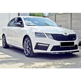 Přední lip nástavec DPT V-3 (2013-2017 RS, lesklá černá) Skoda Octavia III A7 2013–2019 fotografie 2