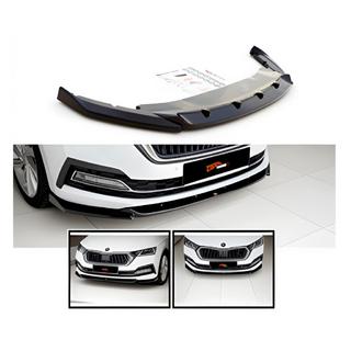 Přední lip spoiler DPT (lesklá černá) Skoda Octavia IV A8 2020– fotografie 2