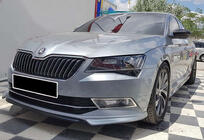 Skoda Superb 2015–2024 Přední lip spoiler DPT V-1 (2015-2020, lesklá černá) fotografie 4