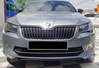 Skoda Superb 2015–2024 Přední lip spoiler DPT V-1 (2015-2020, lesklá černá) fotografie 3