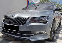 Skoda Superb 2015–2024 Přední lip spoiler DPT V-1 (2015-2020, lesklá černá) fotografie 1