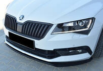 Skoda Superb 2015–2024 Přední lip spoiler DPT V-2 (2015-2020, černý lesk) fotografie 2
