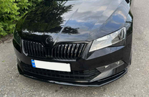 Skoda Superb 2015–2024 Přední lip spoiler DPT V-2 (2015-2020, černý lesk) fotografie 14