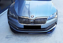 Skoda Superb 2015–2024 Přední lip spoiler DPT V-3 (2015-2020, lesklá černá) fotografie 2