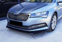 Skoda Superb 2015–2024 Přední lip spoiler DPT V-3 (2015-2020, lesklá černá) fotografie 1