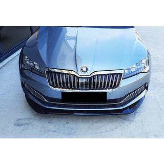 Přední lip spoiler DPT V-3 (2015-2020, lesklá černá) Skoda Superb 2015–2024 fotografie 2