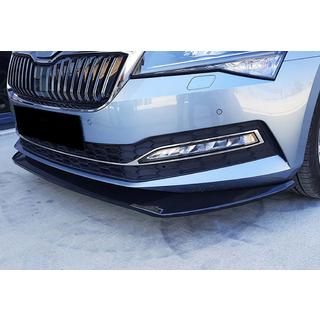 Přední lip spoiler DPT V-3 (2015-2020, lesklá černá) Skoda Superb 2015–2024 fotografie 3