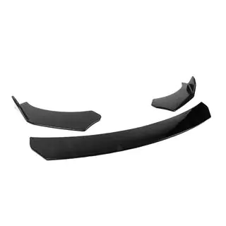 Univerzální přední lip spoiler DPT V-4 (ABS, černý lesk) fotografie 4