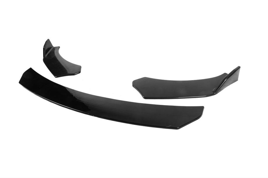 Univerzální přední lip spoiler DPT V-4 (ABS, černý lesk) Fotografie 2